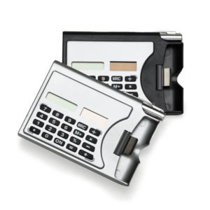 Foto Calculadora Plástica com Porta Cartão e Caneta MTB 3919 Imagem