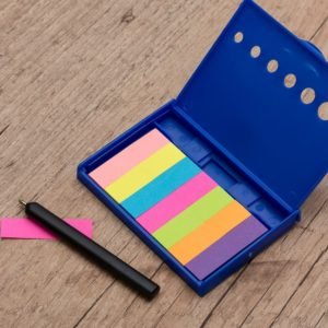 Foto Kit Post-it com Caneta MTB 11933 Imagem Azul (3)