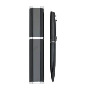 Foto Caneta Metal com Tubo MTB 13194 Imagem Vermelho Preto (1)