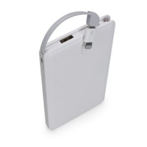 Foto Power Bank Slim com Níveis MTB 2033 Imagem Branco (3)