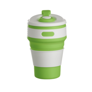Foto Copo Retrátil Silicone MTB CO 8350 Imagem Verde (1)