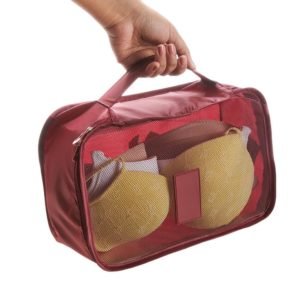 Foto Kit Necessaire 6 Peças MTB 18538 Imagem Vinho (10)