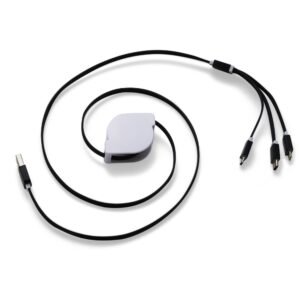 Foto Cabo de Dados Retrátil MTB 338 Imagem Preto (1)