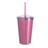 Foto Copo com Canudo MTB 14250 Imagem Rosa