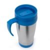 Caneca Inox MTB 3889B | Tampa com vedação e bocal com trava de segurança.