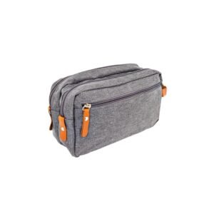 N&eacute;cessaire com 5 Bolsos MTB 18753 | Na parte interna, cont&eacute;m 5 bolsos, sendo dois de tela, e al&ccedil;a para transporte.